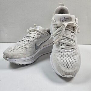 Nike Air Zoom Structure 25 Womens 8.5 White HM6804-104 Running Shoes Sneakers